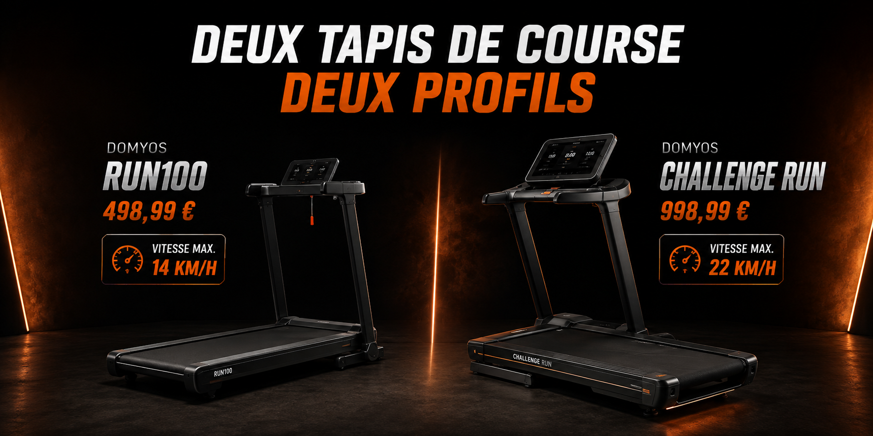 Comparatif tapis de course