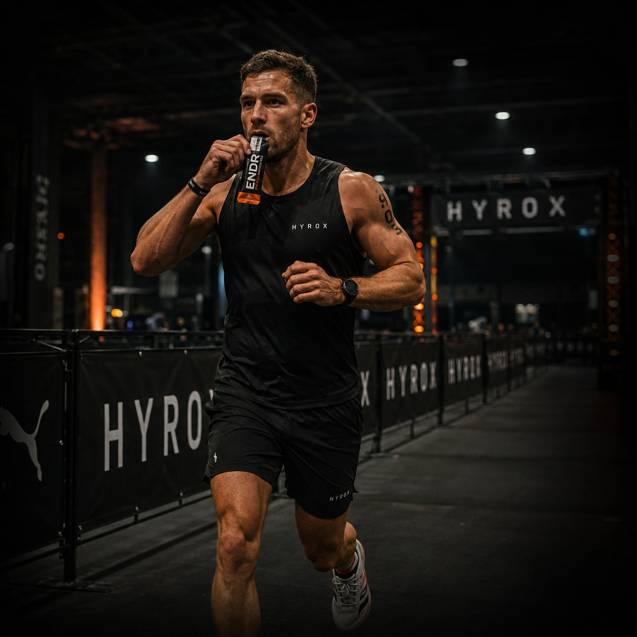 Gel pendant l'Hyrox

